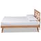 Baxton Studio Galvin Modern and Contemporary Brown Finished Wood Full Size Platform Bed 179-11246-Zoro - alternate 2